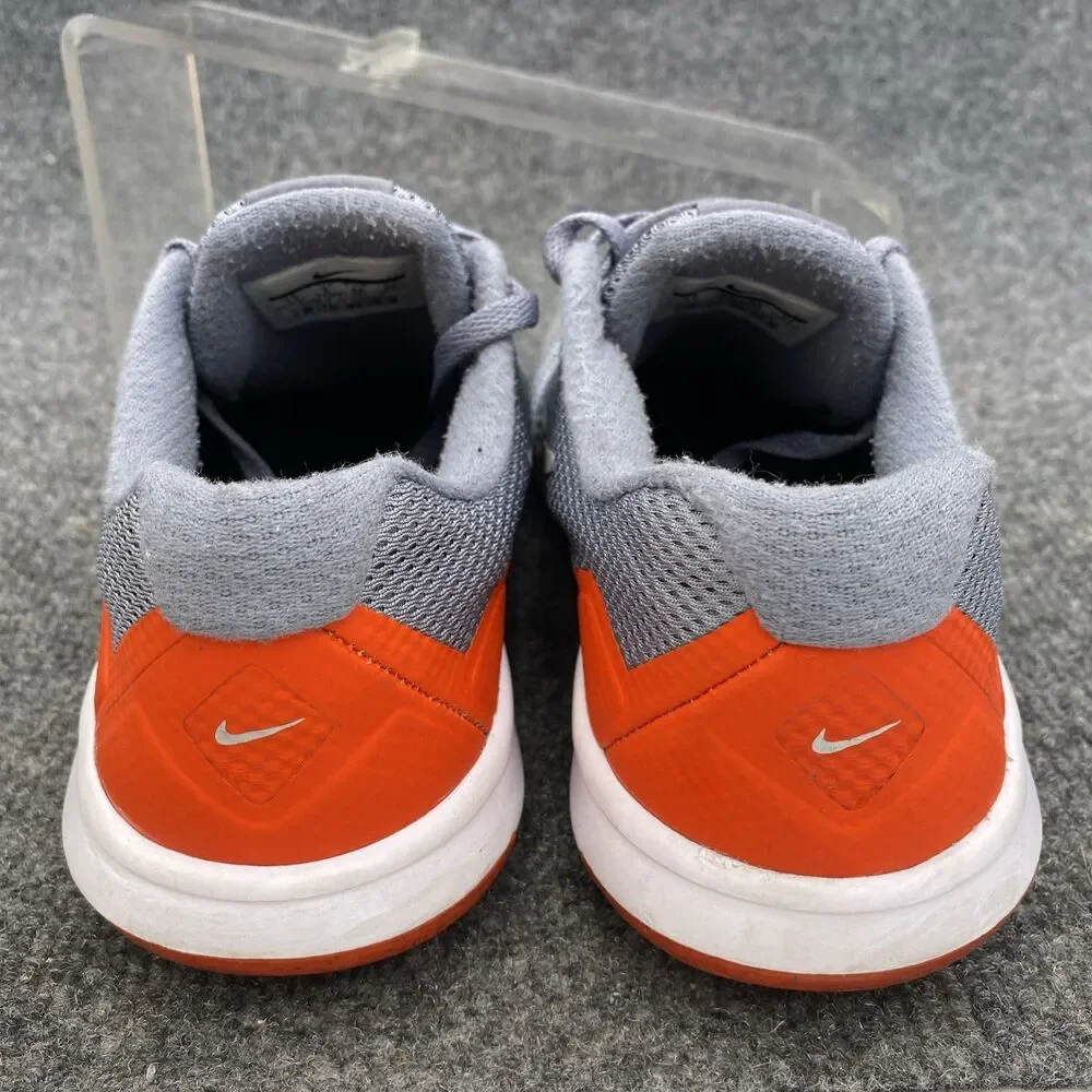 Nike Flex Experience RN 4 GS Grey Orange Youth 7Y Women 8.5 Running Shoes 749807